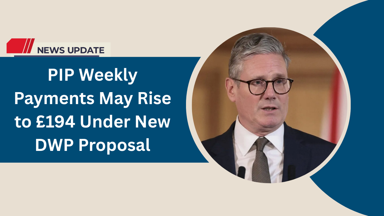 PIP Weekly Payments May Rise to £194 Under New DWP Proposal